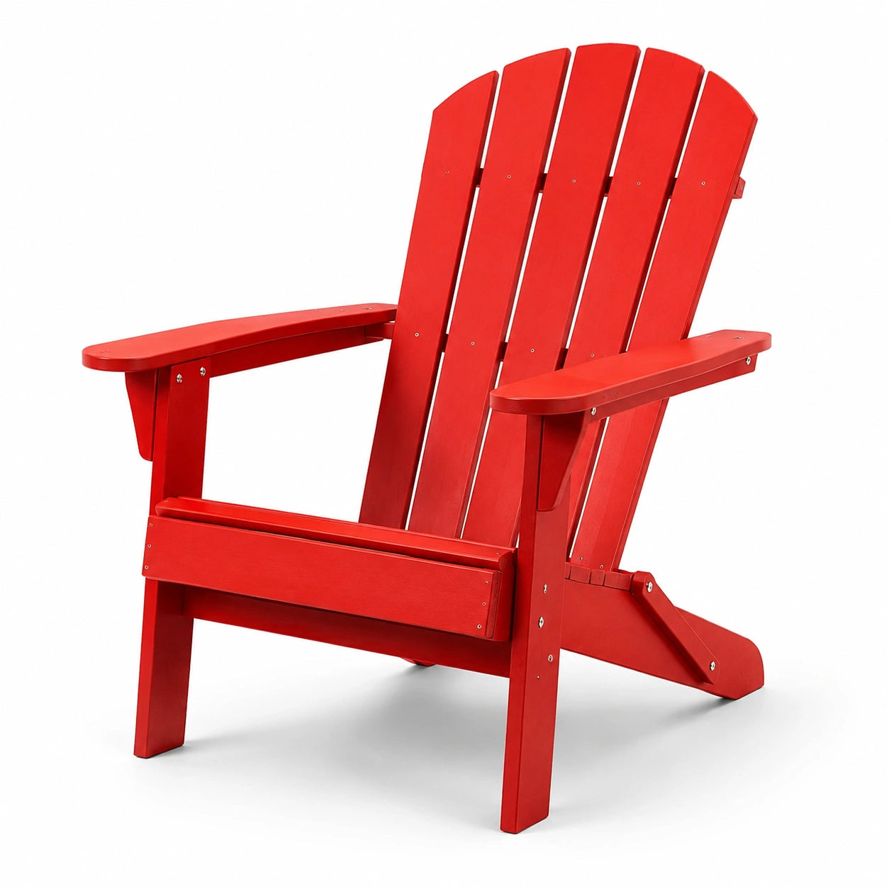 Sedia Adirondack in legno rosso