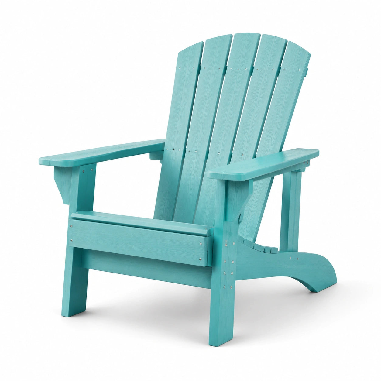 Sedia Adirondack in legno turchese
