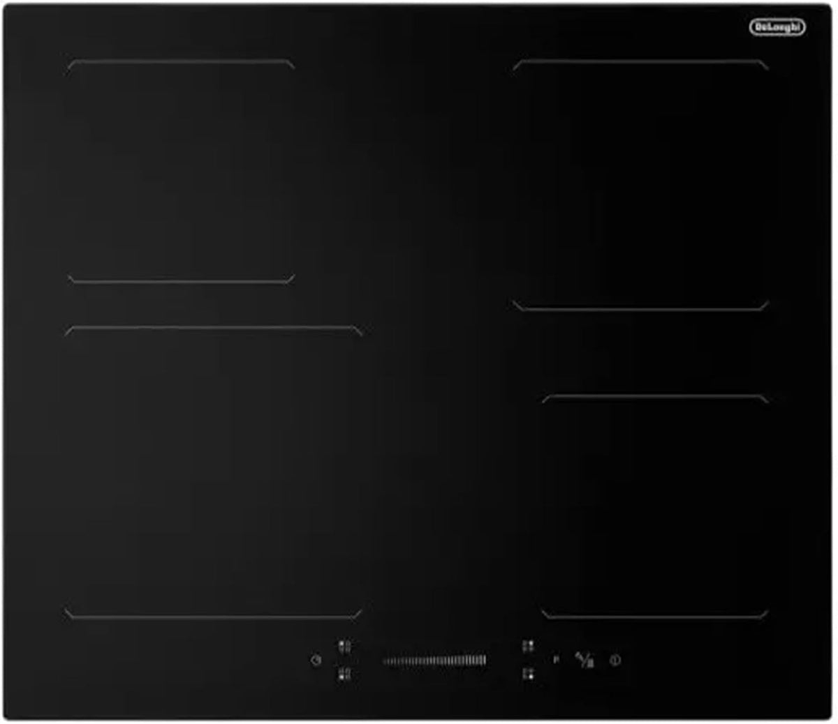 piano cottura YLI61, 60 cm, nero, De'Longhi