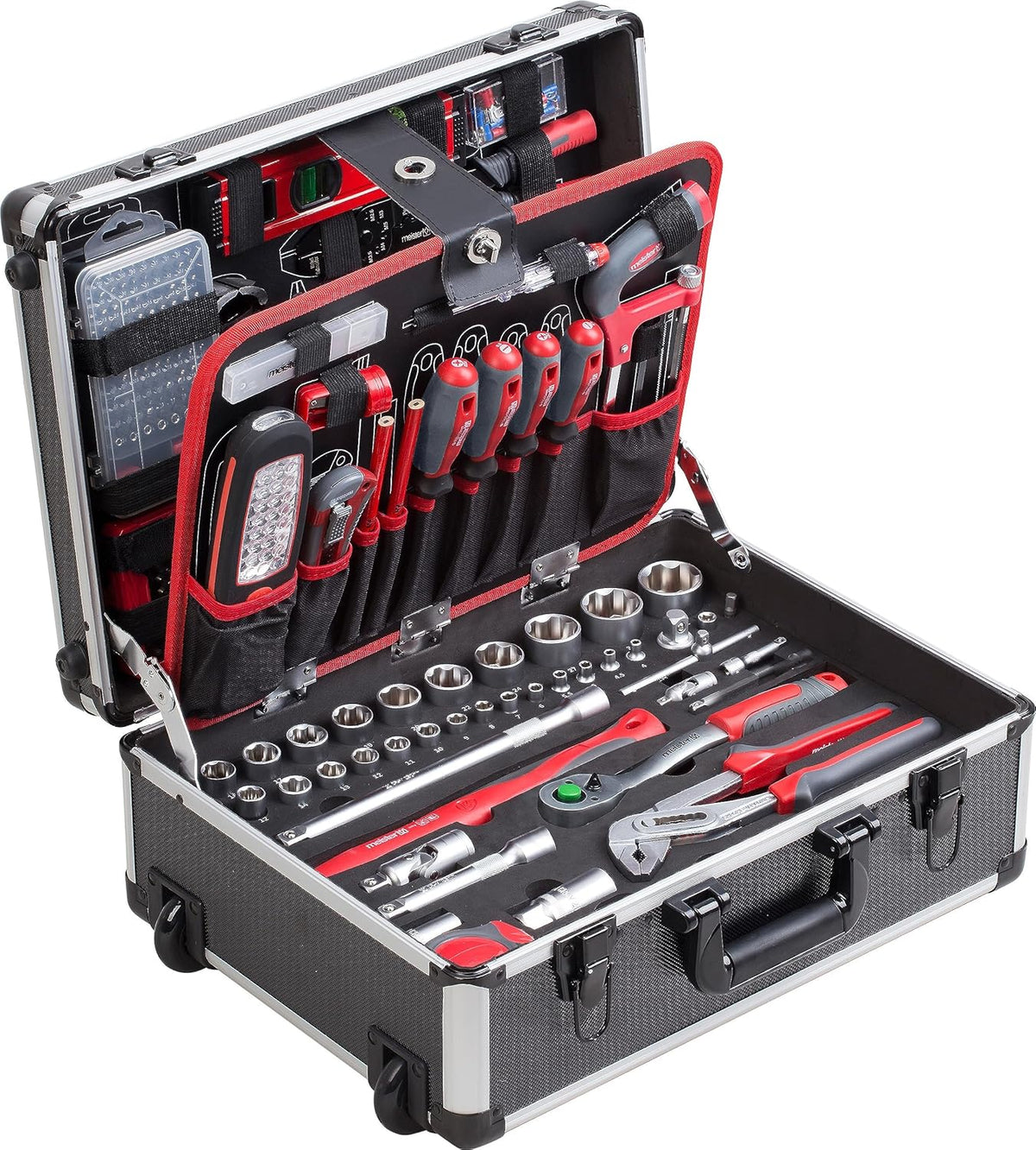 Set di attrezzi, 206 × 358 × 470 mm, Meister, MEISTER Trolley a outils - 230 pieces
