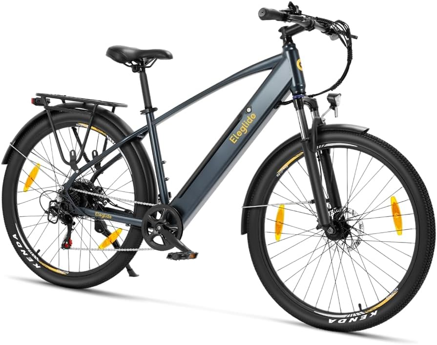 Bici elettriche, 250 W, senza fili, Eleglide, bicicletta elettrica T1, con batteria da 13 Ah, 100 KM, motore da 250 W, Shimano a 7 ozze