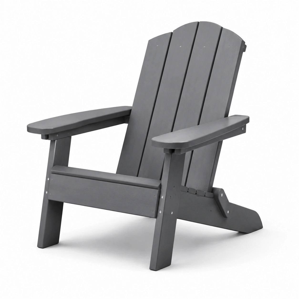 Sedia Adirondack in plastica grigio