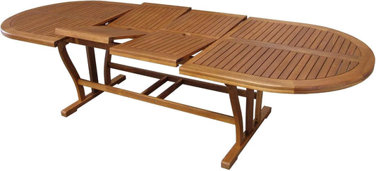tavolo, 300 cm, Briconess.com, Tavolo per esterno ovale allungabile fino a 300 cm LENNY DOUBLE