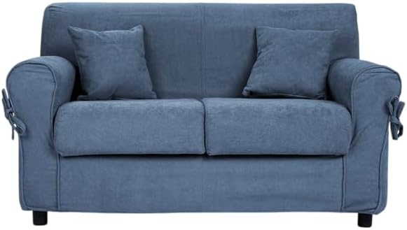 divano, 150 cm, tessuto, blu, Liberoshopping