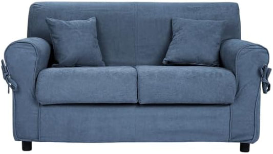 divano, 150 cm, tessuto, blu, Liberoshopping
