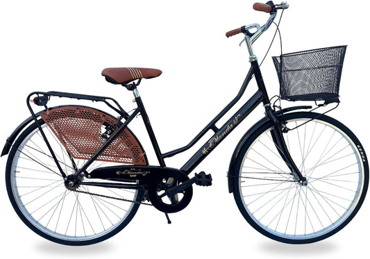 Bici da città, 46 cm, nero, MADICKS