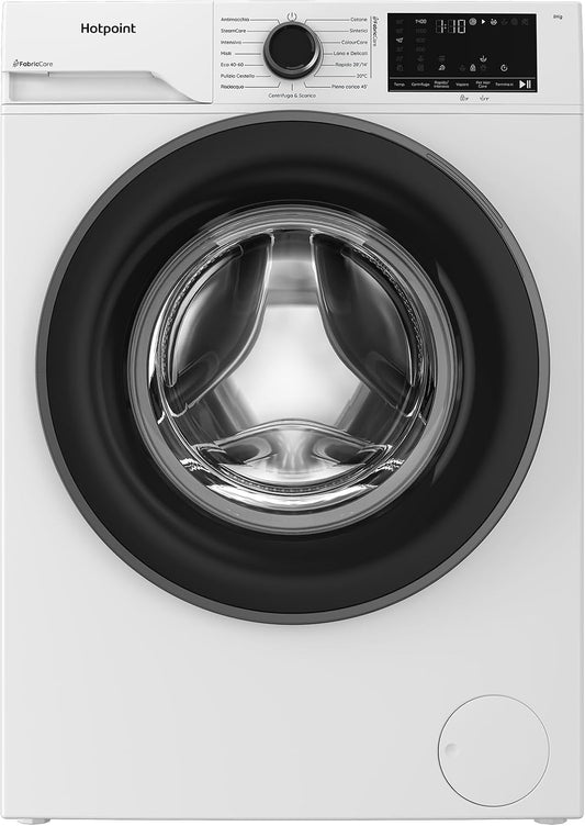 lavatrice, 8 kg, bianco, Hotpoint, Ariston HB 83 CARE IT Caricamento frontale 1400 Giri/min