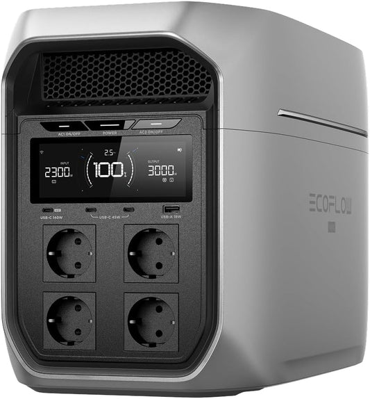 Centrali elettriche portatili, 2.048 Wh, EF ECOFLOW, Power station portatile EF ECOFLOW DELTA 3 Max Plus