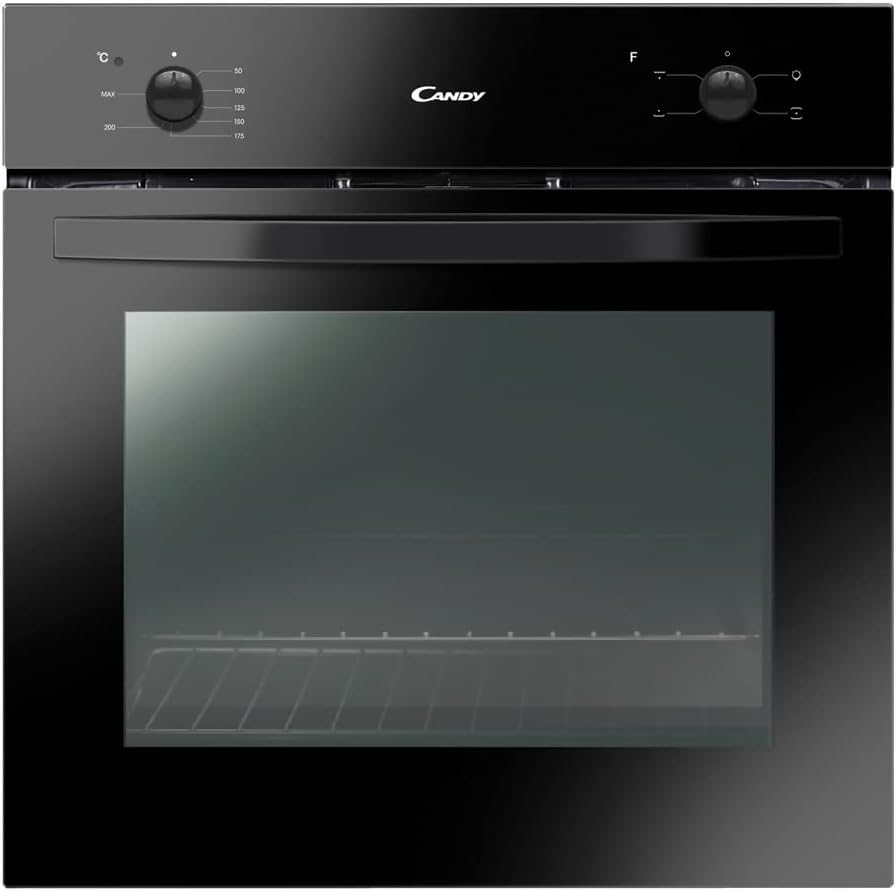 forno FCS100N, 595 × 595 × 568 mm, nero, CANDY, 4 Programmi, 595x595x568 mm