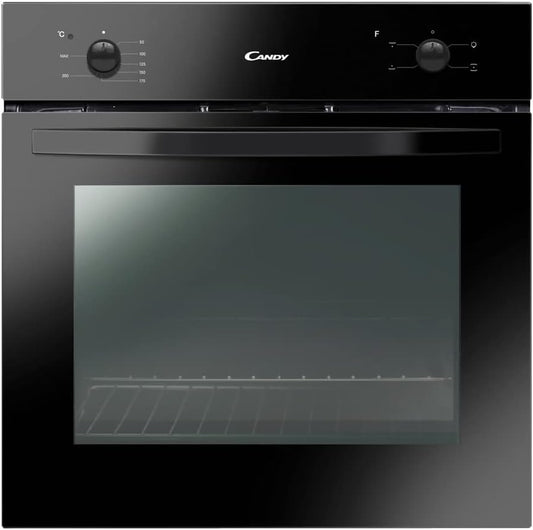 forno FCS100N, 595 × 595 × 568 mm, nero, CANDY, 4 Programmi, 595x595x568 mm