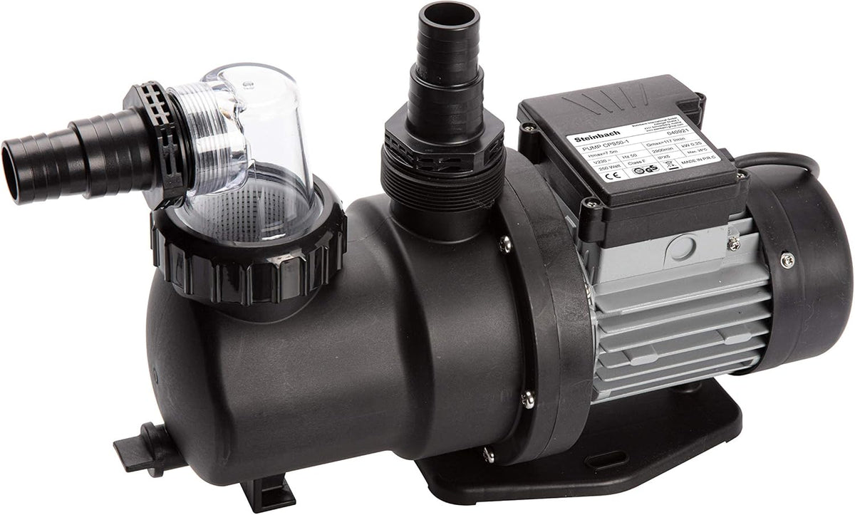 Pompe, 38 mm, 117 l, 250 W, 230 V, nero, Steinbach, Steinbach SPS 50-1 - Pompa a filtro, 117 l/min