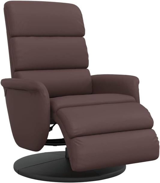 vidaXL poltrona, 98 × 71 × 106 cm, pelle, marrone