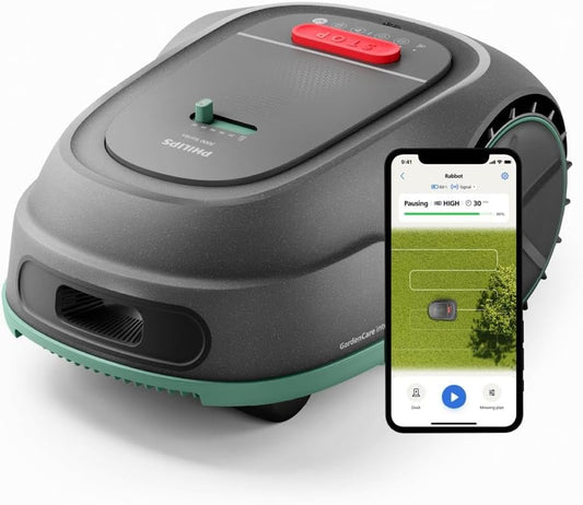 Philips Tagliaerba robot, con Mappatura GPS e Sensore Pioggia, 130 min