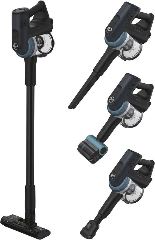 HOOVER HF401P aspirapolvere, con illuminazione LED, senza fili, manovrabilità a 360° per pavimenti duri