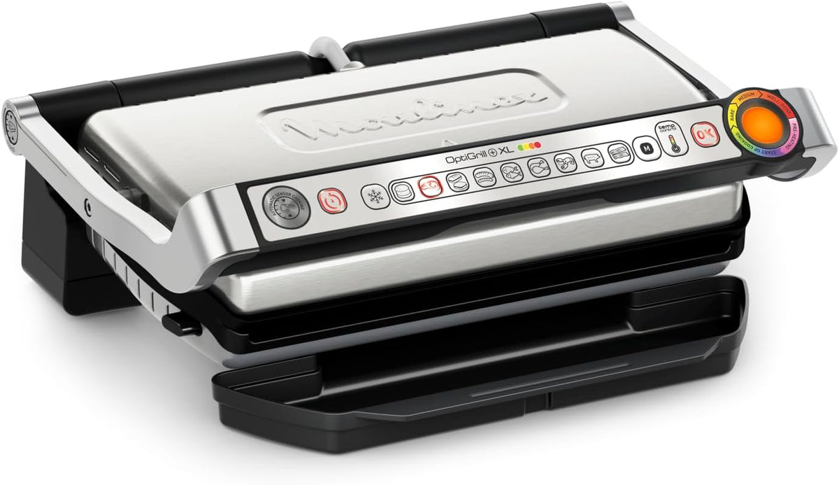 Piastre GI722D, Moulinex, Optigrill+ XL, Griglia Elettrica da Interno,