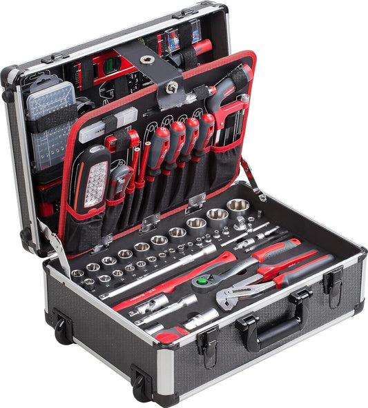 Set di attrezzi, 206 × 358 × 470 mm, Meister, MEISTER Trolley a outils - 230 pieces