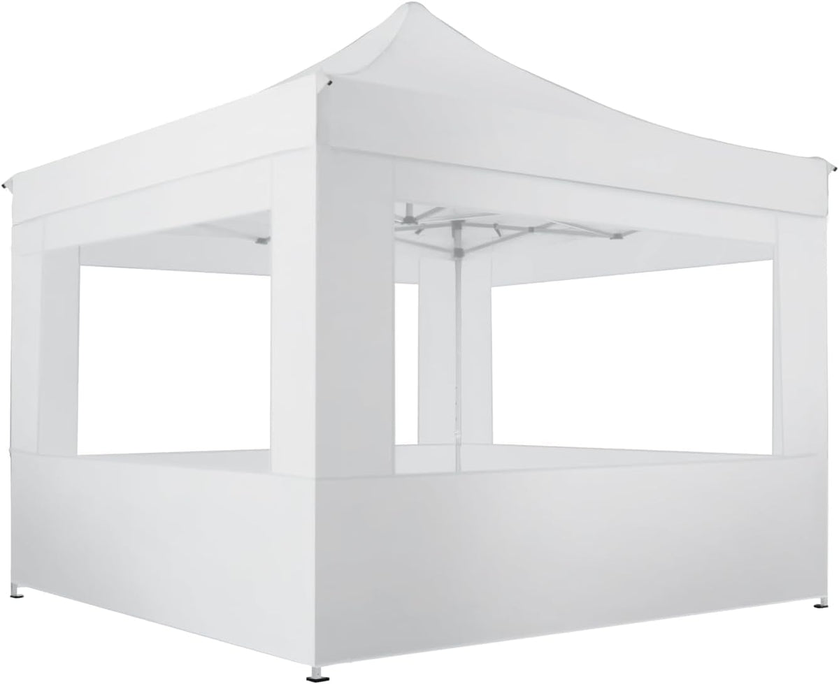 Tende per eventi e tendoni, 3 × 3 m, pieghevole, alluminio, bianco, per il giardino, per la terrazza, tectake