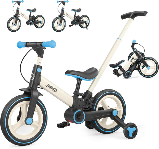 Balance Bikes, JMMD, JMMD 6 in 1 Toddler Bike with Push Handle for Kids 18-60 Months