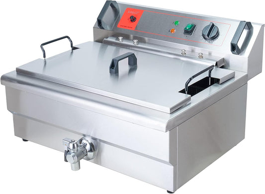 Friggitrici, 3000W, 30L, acciaio inox, Valgus