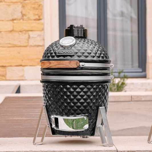 barbecue, 31 × 45 cm, acciaio inox, nero, Forest Grill