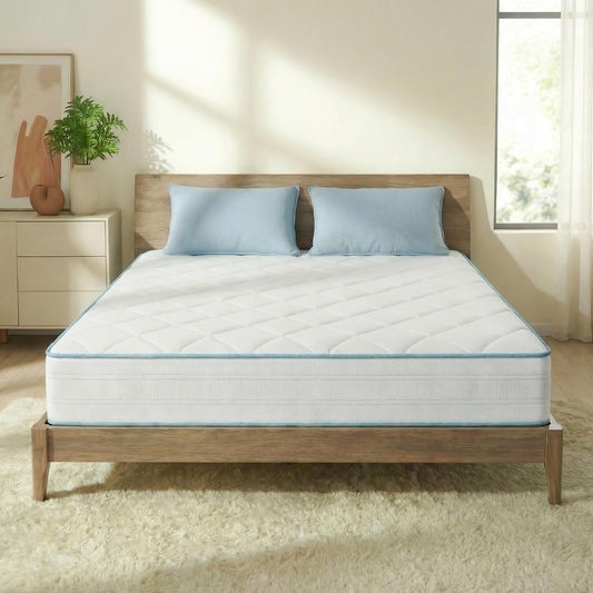 materasso, 20 cm, Sleephome, Matrimoniale 160x190 h Molle Insacchettate e Memory Lite Vaniglia