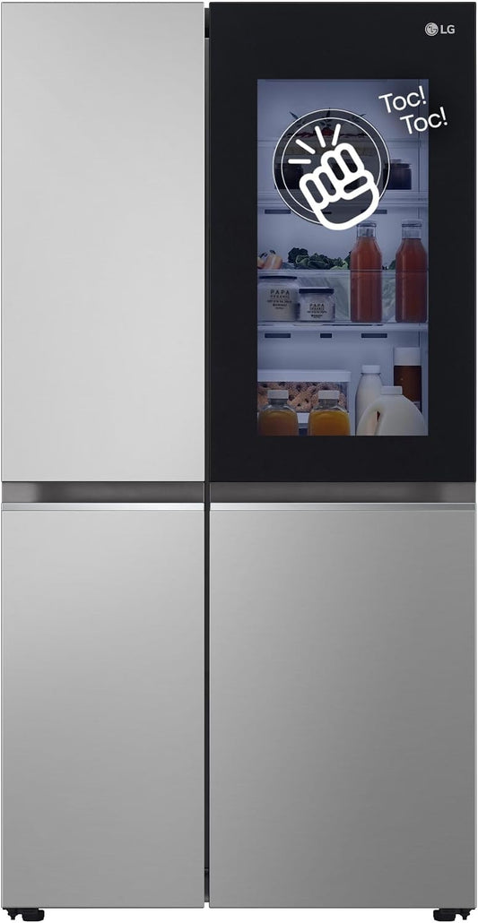 LG GSVV80PYLL frigorifero, No Frost, argento, 655 litri