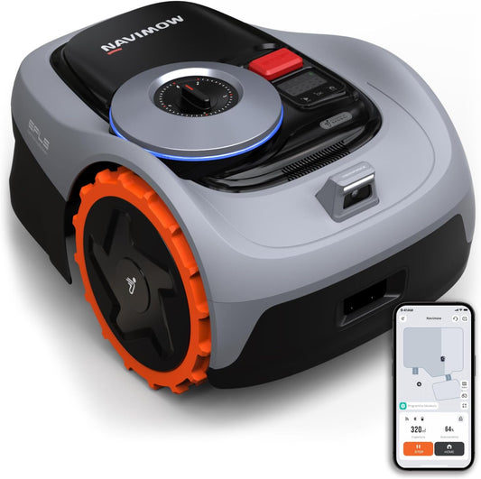 Tagliaerba robot, NAVIMOW, Segway Navimow i105E Robot Tagliaerba Senza Filo Perimetrale, 500m2