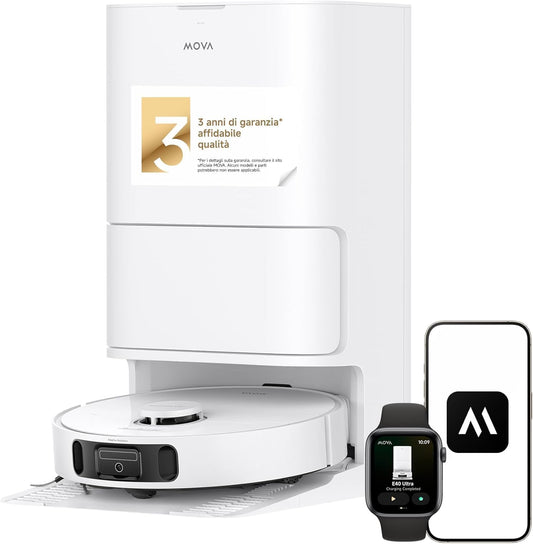 aspirapolvere E40, bianco, MOVA, Ultra Robot, Bianco