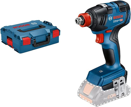 Bosch V-200 Avvitatori ad impulsi, 18 V, senza fili, Bosch Professional Avvitatore a impulsi con batteria da 18 V, senza batterie e caricatore