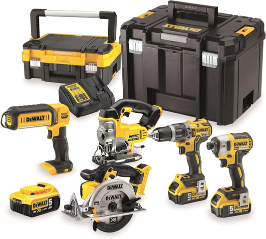 DeWalt DCK551P3T-QW Set di attrezzi, 18 V, nero