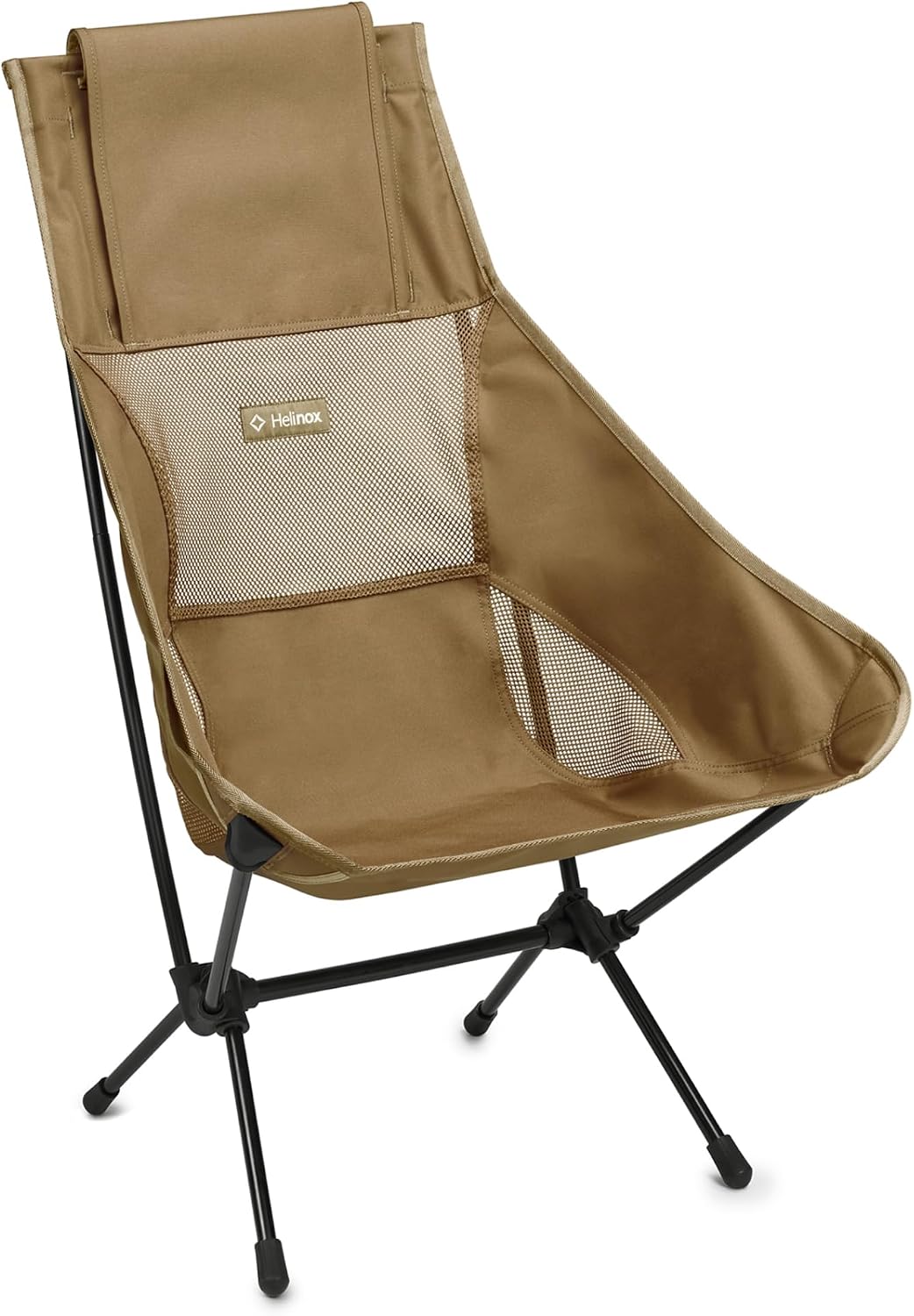 sedia, 55 × 63 × 83 cm, pieghevole, marrone, Helinox, con schienale alto