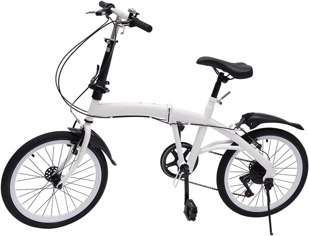 Bici pieghevoli, 20 pollici, pieghevole, acciaio, WOLWES, 20in