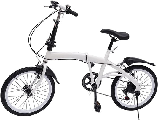Bici pieghevoli, 20 pollici, pieghevole, acciaio, WOLWES, 20in