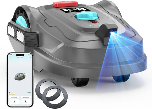 Tagliaerba robot, 18 cm, controllo smart, YARDCARE, Posizionamento GPS + 3D Visione, 800 m2, Rilevamento di 150 Ostacoli