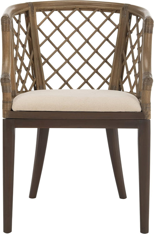 Poltrone, SAFAVIEH, Home Collection Carlotta Arm Chair, Griege