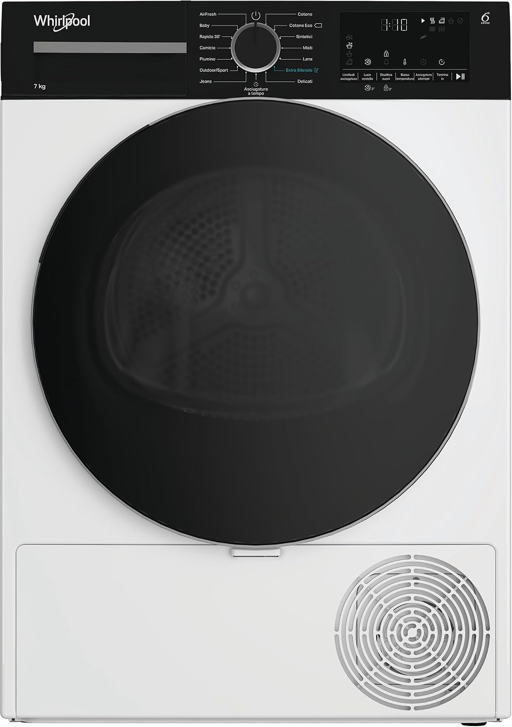 Asciugatrici a pompa di calore, 54,5 cm, Whirlpool, Whirlpool C WSD 74M WBS IT