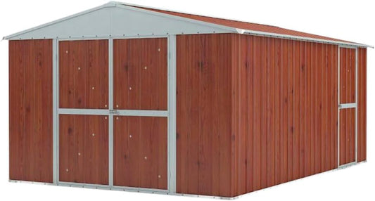 Casette da giardino, 3.60 × 4.30 m, legno, acciaio, per il giardino, Notek