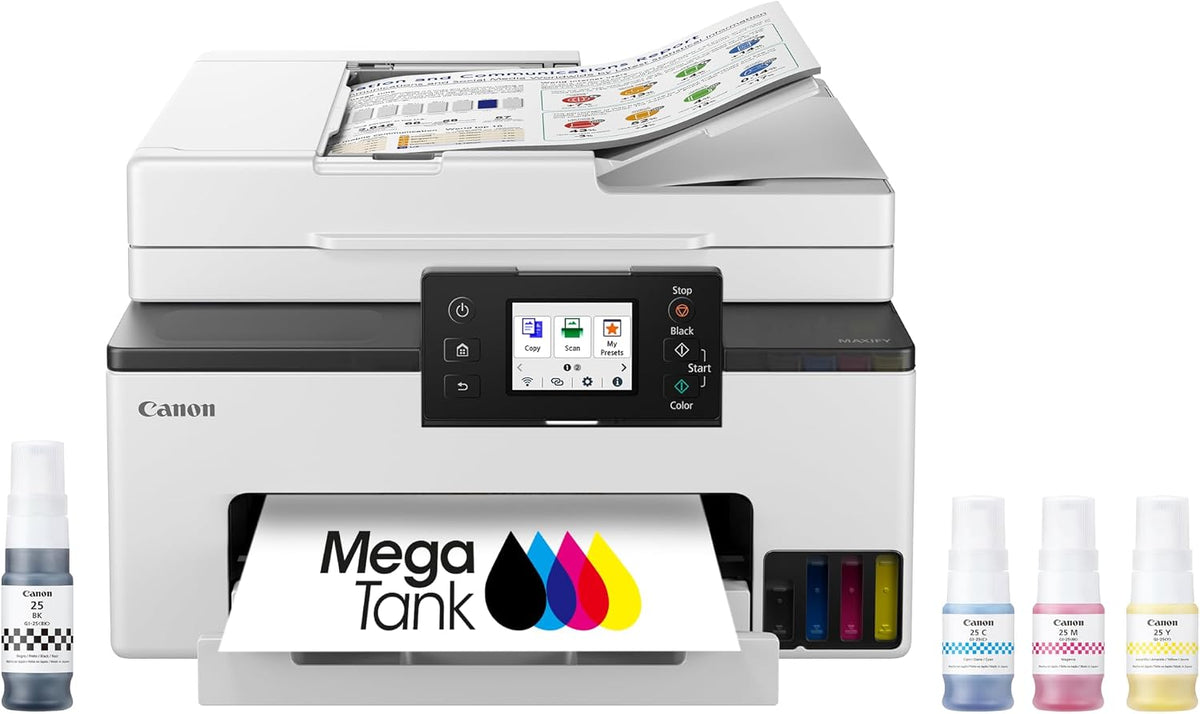 Printers GX2020, Canon, Canon MegaTank MAXIFY GX2020 All-in-One Wireless Color Printer