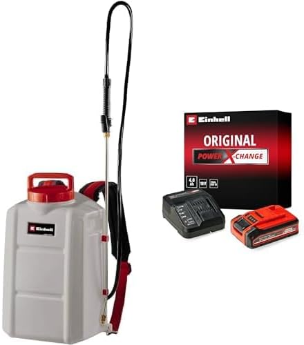Einhell Tagliaerba con lama rotante, senza fili, 0Ah PXC Starter Kit Power X- Change